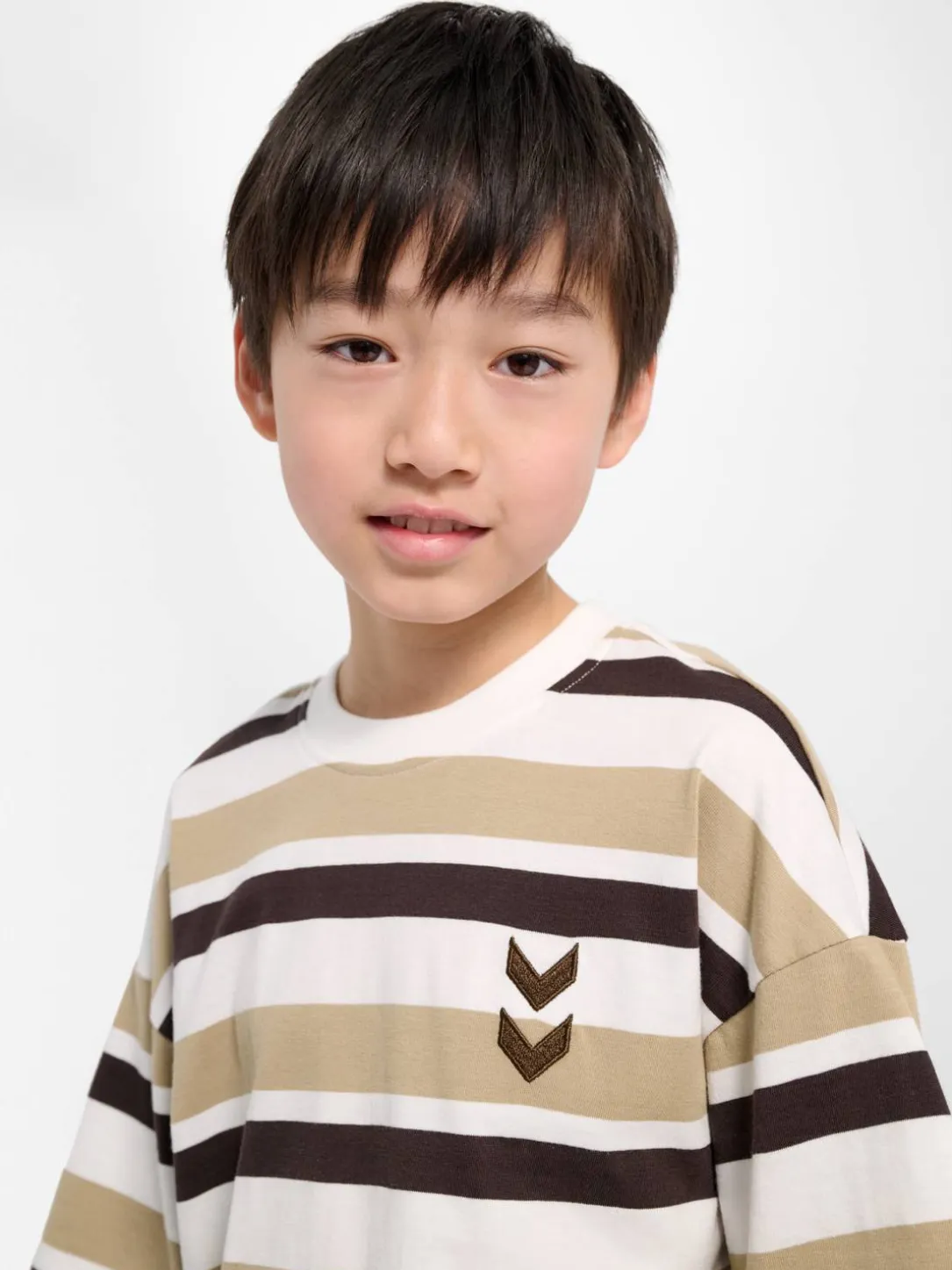 hmlJR SILLY S/S BOXY T-SHIRT STRIPE