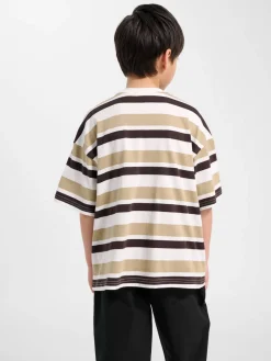 hmlJR SILLY S/S BOXY T-SHIRT STRIPE