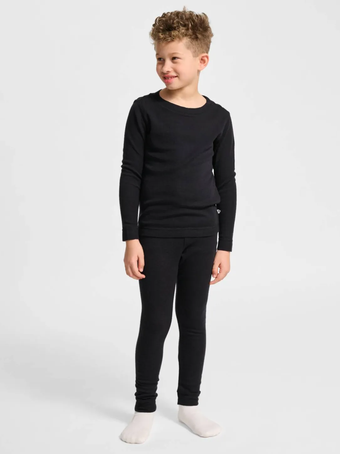 hmlJR WOOL RIB T-SHIRT L/S
