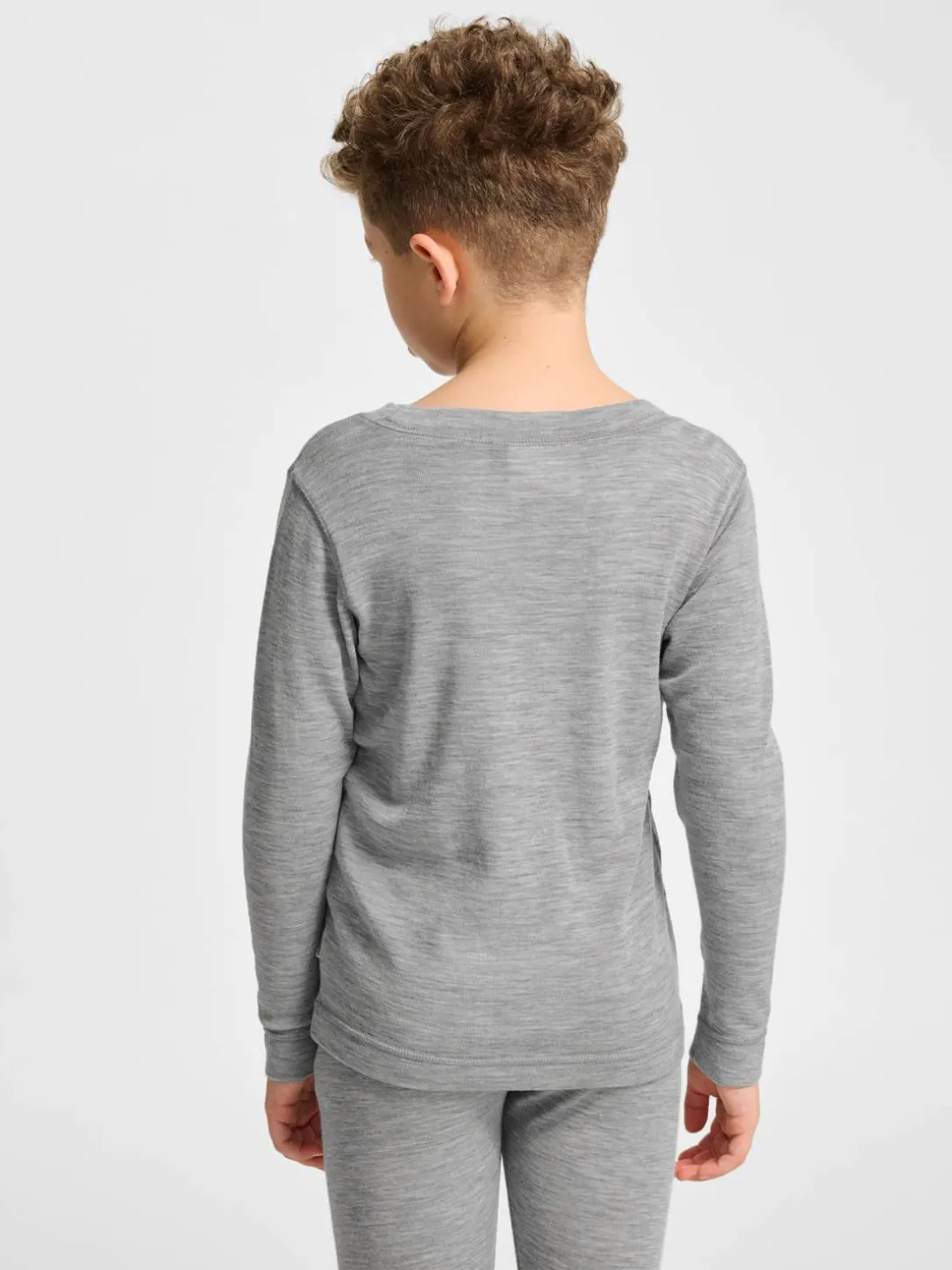 hmlJR WOOL RIB T-SHIRT L/S