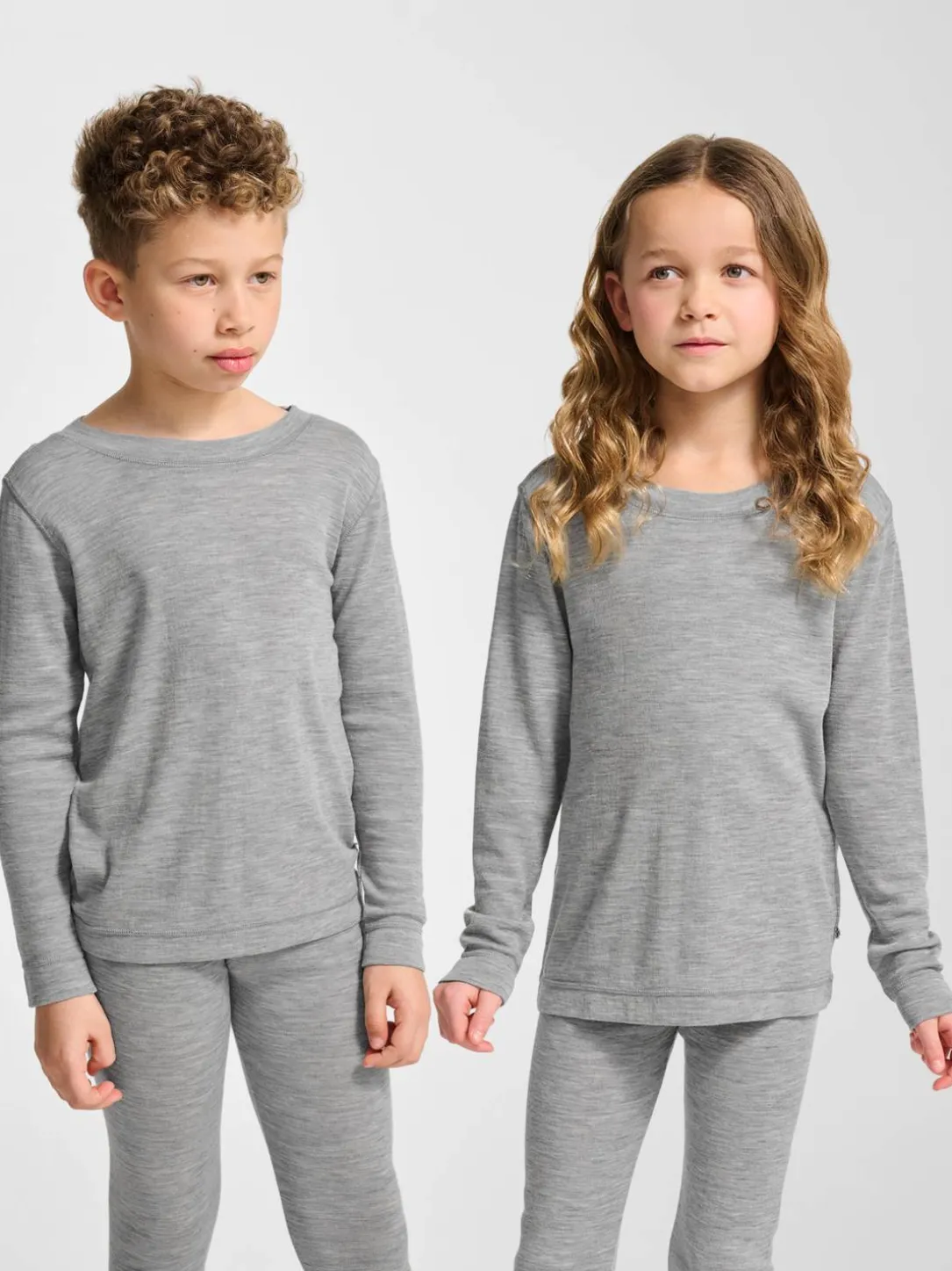 hmlJR WOOL RIB T-SHIRT L/S