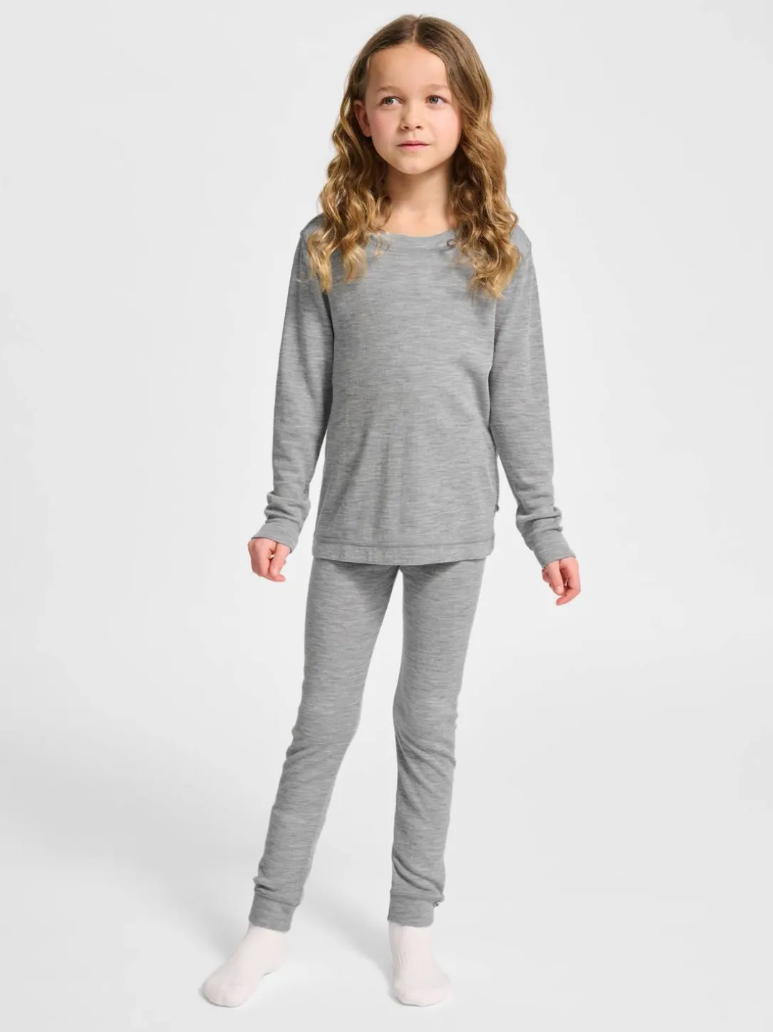 hmlJR WOOL RIB T-SHIRT L/S