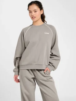 hmlKEEPER W BOXY PIPING CREWNECK