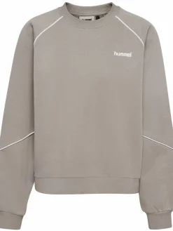 hmlKEEPER W BOXY PIPING CREWNECK