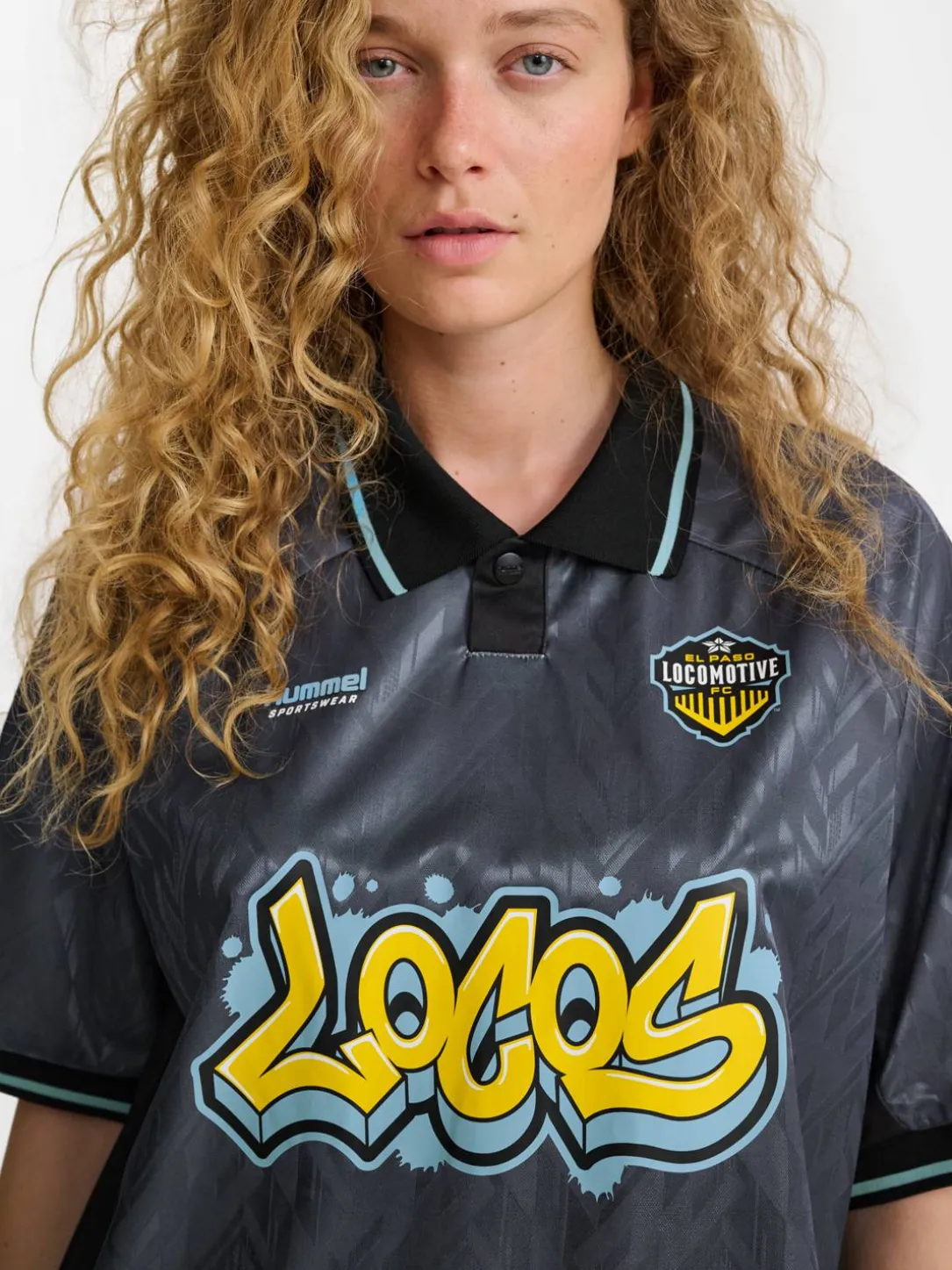 hmlLOOSE SOCCER JERSEY S/S EL PASO