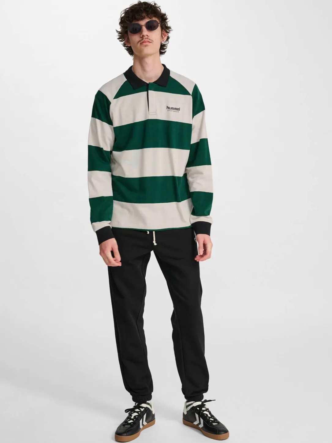 hmlLOOSE STRIPED POLO L/S