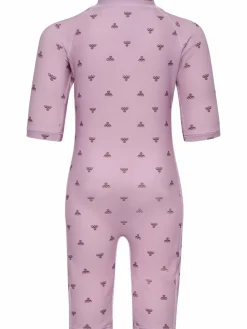 hmlMINI BEE AOP SWIMSUIT 3/4 SL