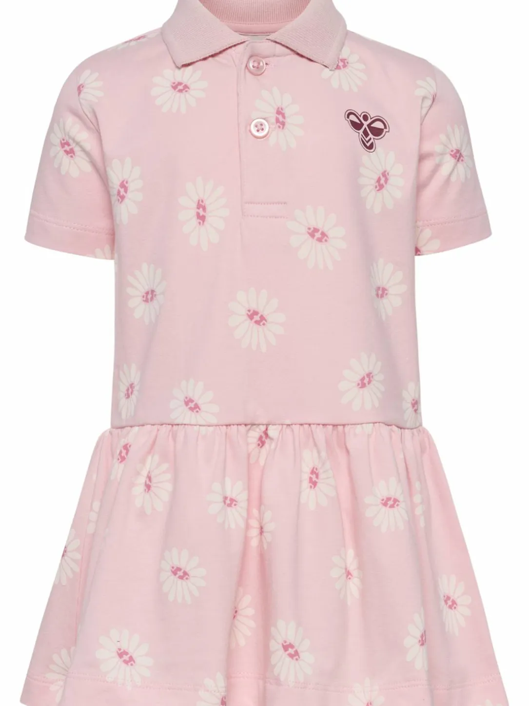 hmlMINI REG FLOWER POLO DRESS S/S
