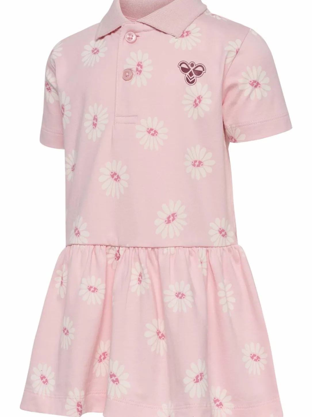 hmlMINI REG FLOWER POLO DRESS S/S