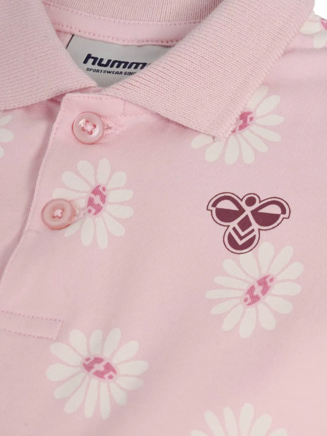 hmlMINI REG FLOWER POLO DRESS S/S
