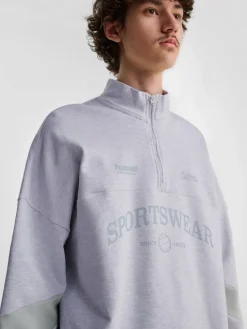 hmlOVERSIZED HALFZIP SW