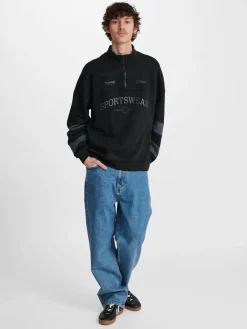 hmlOVERSIZED HALFZIP SW