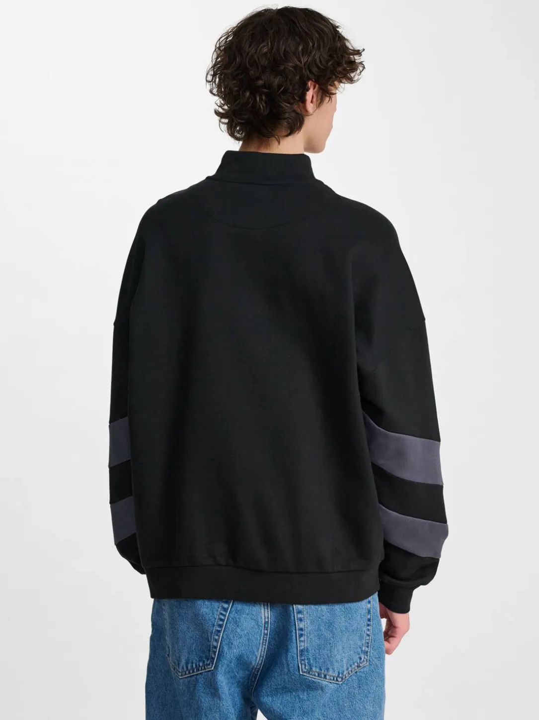 hmlOVERSIZED HALFZIP SW