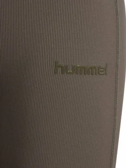 hmlPRIMA RIB STRAIGHT LEG HW TIGHTS