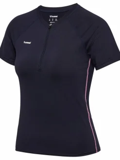 hmlPRIMA W HALF ZIP T-SHIRT S/S