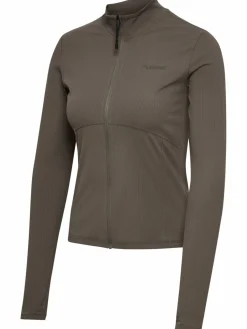 hmlPRIMA W RIB ZIP BLOUSE