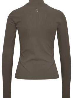 hmlPRIMA W RIB ZIP BLOUSE
