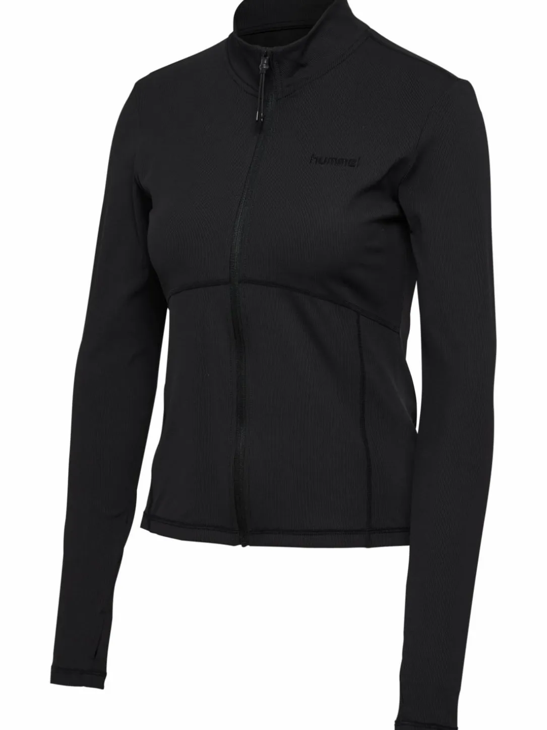hmlPRIMA W RIB ZIP BLOUSE