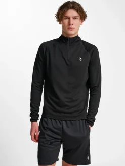 hmlPULSE HALF ZIP MIDLAYER