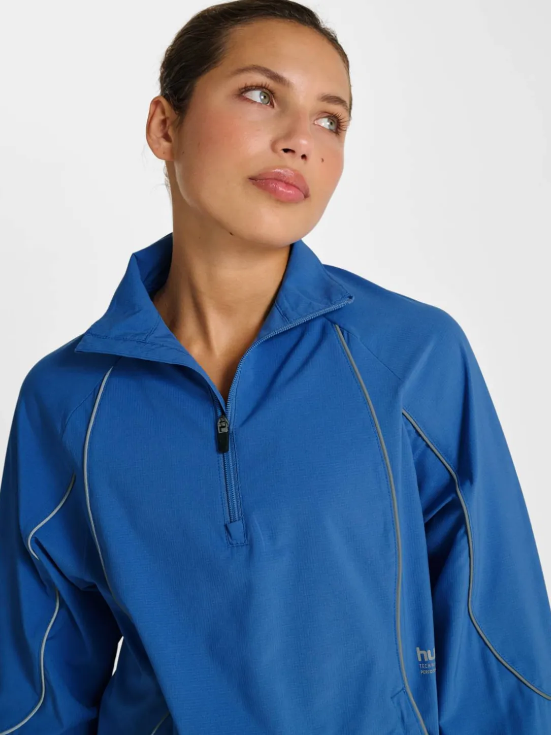 hmlPULSE WOVEN W HALF ZIP