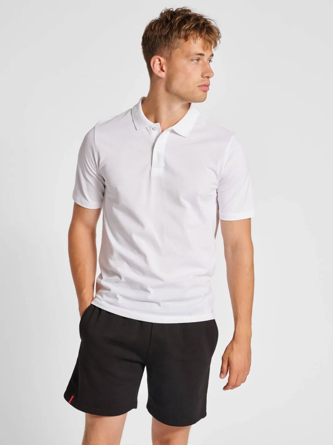 hmlRED CLASSIC POLO