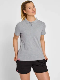 hmlRED CLASSIC POLO WOMAN