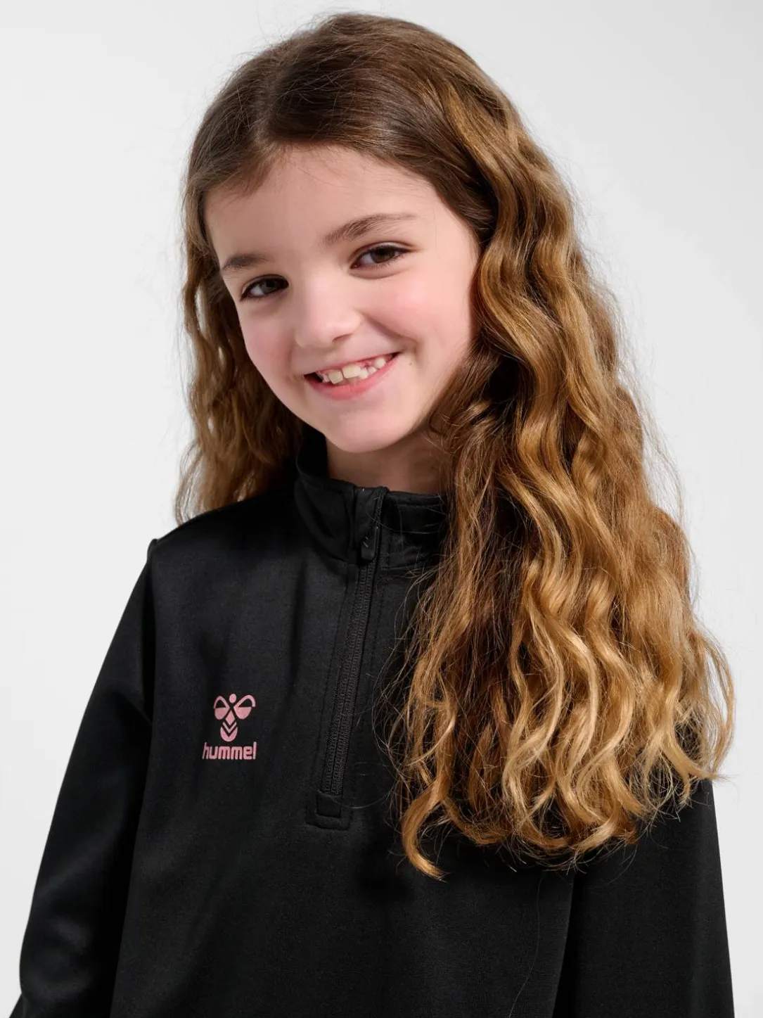 hmlSHIMMER HALF ZIP KIDS