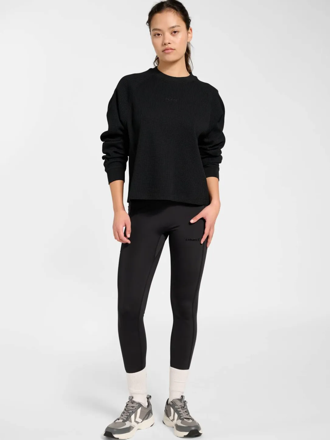 hmlSOFT WAFFLE W T-SHIRT L/S