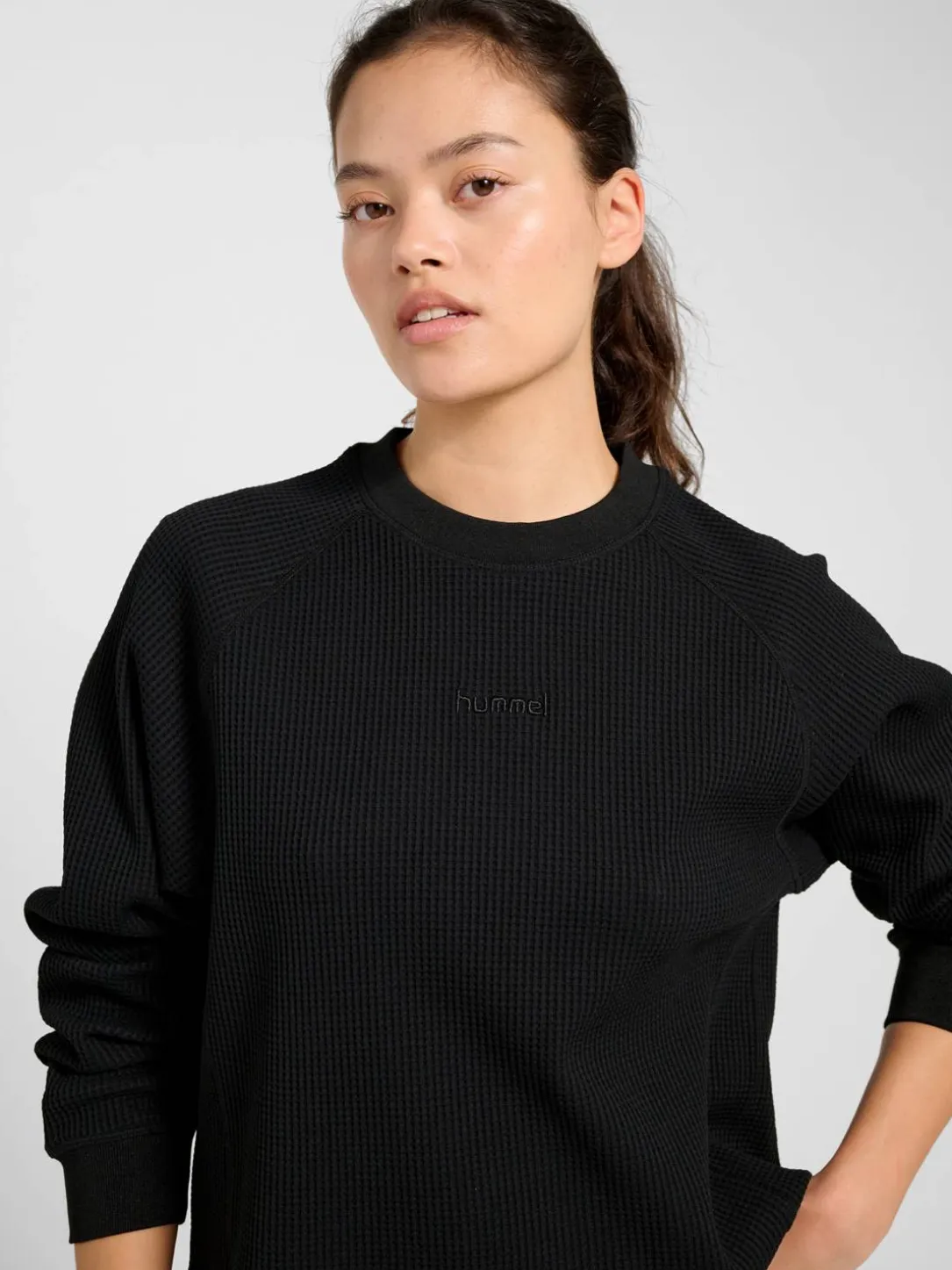 hmlSOFT WAFFLE W T-SHIRT L/S