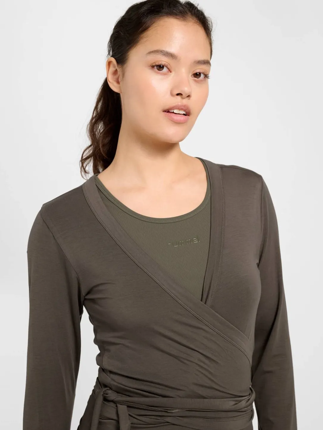 hmlSOFT WRAP BLOUSE