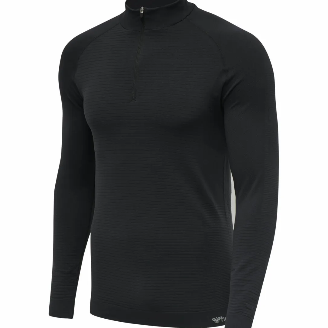 hmlSTROKE SEAMLESS HALF ZIP