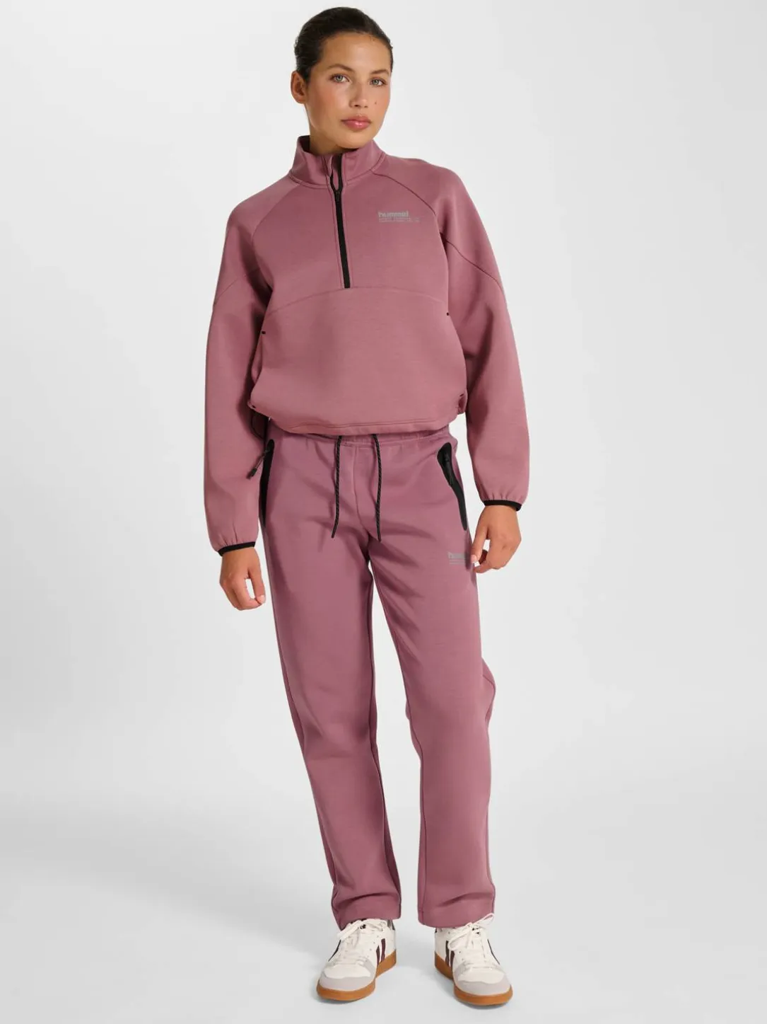 hmlTECH FLEECE WOMEN BOXY HALF ZIP