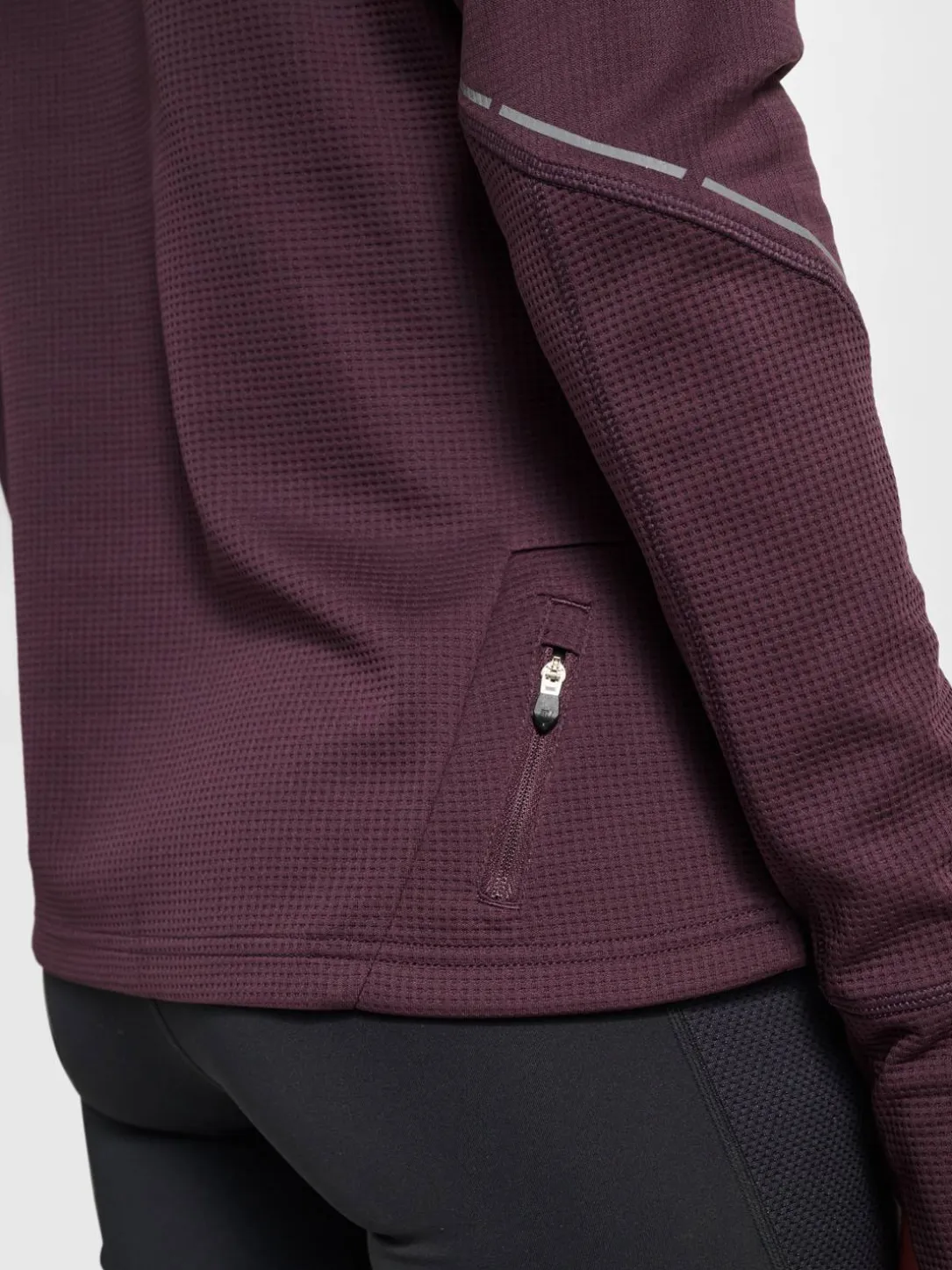 nwlPOWER HALF ZIP MIDLAYER W