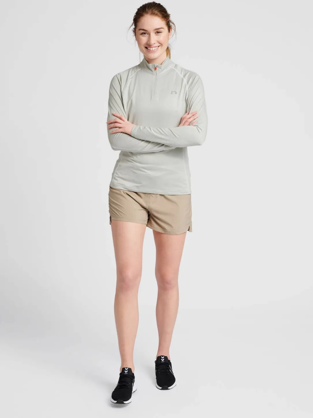 WOMEN 1/2 ZIP L/S