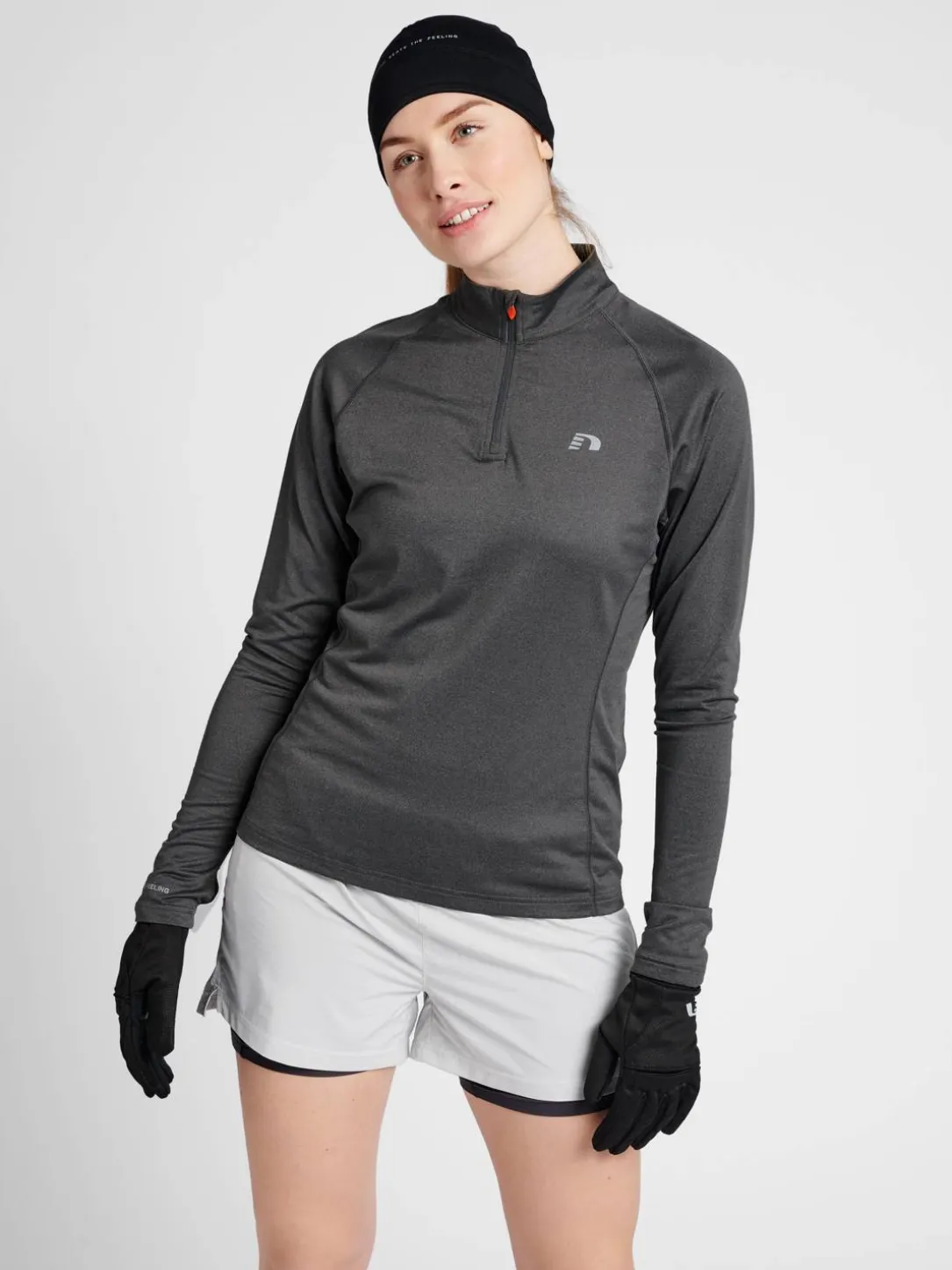 WOMEN 1/2 ZIP L/S